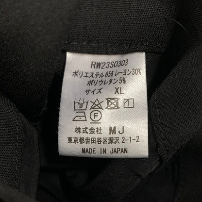 【中古品】【メンズ】 ROTTWEILER ロットワイラー RW23S0303 B.D SLACKS スラックス パンツ ボトムス 153-260429-kh-18-izu サイズ：XL カラー：ブラック 万代Net店