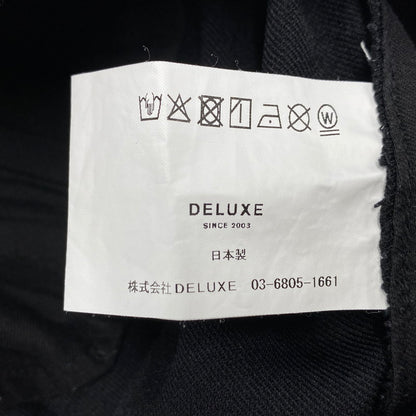 【中古品】【メンズ】 DELUXE デラックス 26SD4263 ZOOT ズート ストレート ピンタックパンツ ズボン ボトムス 153-260427-ya-12-izu サイズ：L カラー：BLACK 万代Net店
