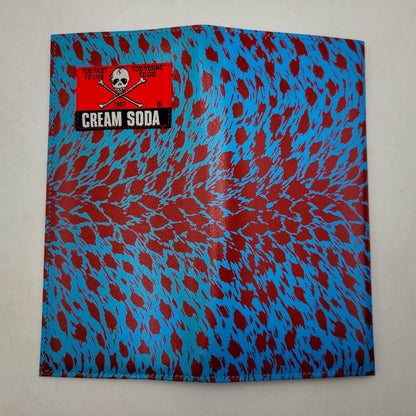 【中古品】【メンズ/レディース】 CREAM SODA クリームソーダ LONG WALLET LEOPARD ロングウォレット レオパード 財布 サイフ 200-260427-ay-02-izu カラー：ブルー 万代Net店