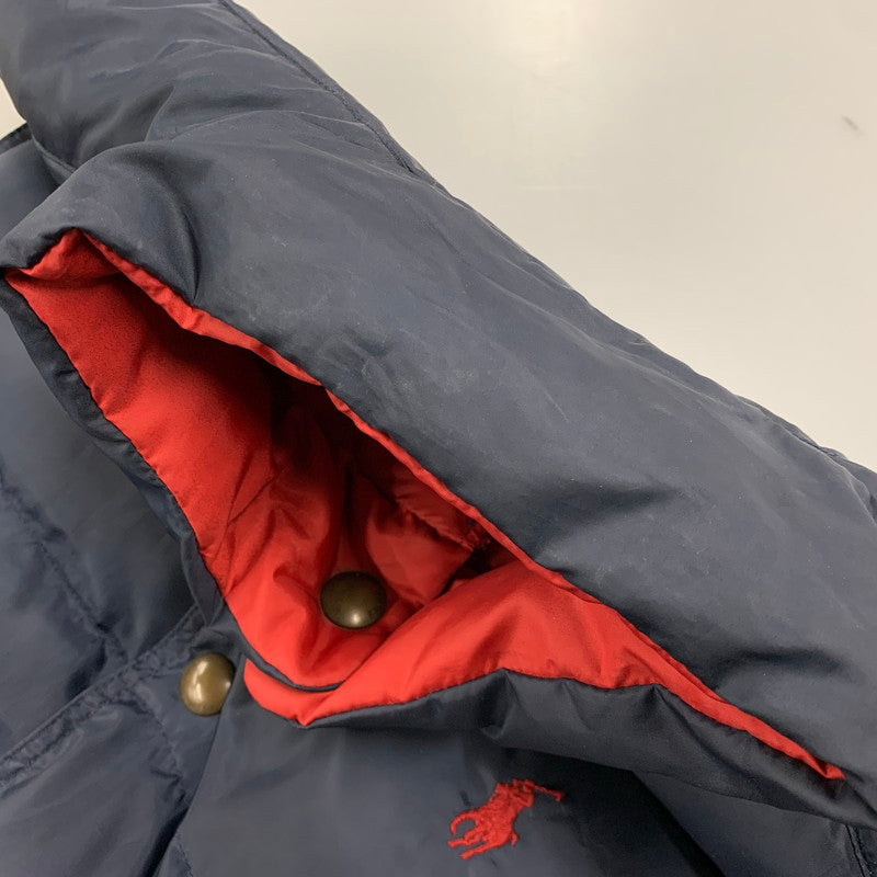 【中古品】【メンズ】 POLO RALPH LAUREN ポロ・ラルフローレン 1466740NRDV REVERSIBLE DOWN VEST リバーシブル ダウンベスト アウター 147-260429-kh-07-izu サイズ：M カラー：レッド×ネイビー 万代Net店