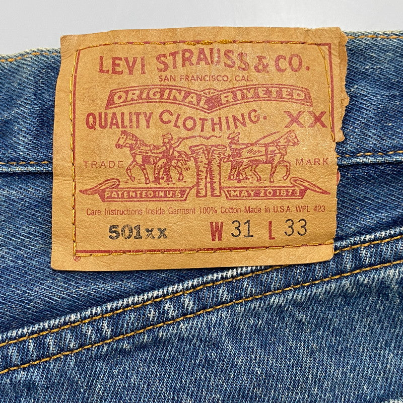 【中古品】【メンズ】 LEVI'S リーバイス 501-0000 刻印524 99年製 USA製 90’S 501XX DENIM PANTS デニム パンツ ズボン ボトムス 157-260427-ya-16-izu サイズ：31×33 カラー：インディゴ 万代Net店
