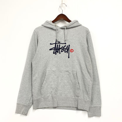 【中古品】【メンズ】 STUSSY ステューシー BASIC LOGO PULLOVER HOODIE ベーシック ロゴ プルオーバー フーディー トップス 長袖 142-260427-ya-09 -izu サイズ：S カラー：GRAY 万代Net店