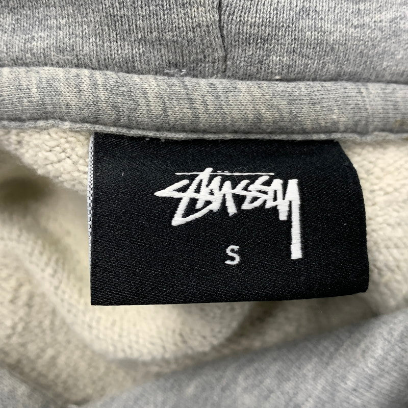 【中古品】【メンズ】 STUSSY ステューシー BASIC LOGO PULLOVER HOODIE ベーシック ロゴ プルオーバー フーディー トップス 長袖 142-260427-ya-09 -izu サイズ：S カラー：GRAY 万代Net店