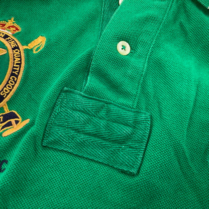 【中古品】【メンズ】 POLO RALPH LAUREN ポロ・ラルフローレン SUMMER CLASSIC 3 BIG PONY POLO SHIRT サマー クラシック ビッグポニー ポロシャツ トップス 147-260429-kh-13-izu サイズ：S カラー：グリーン 万代Net店