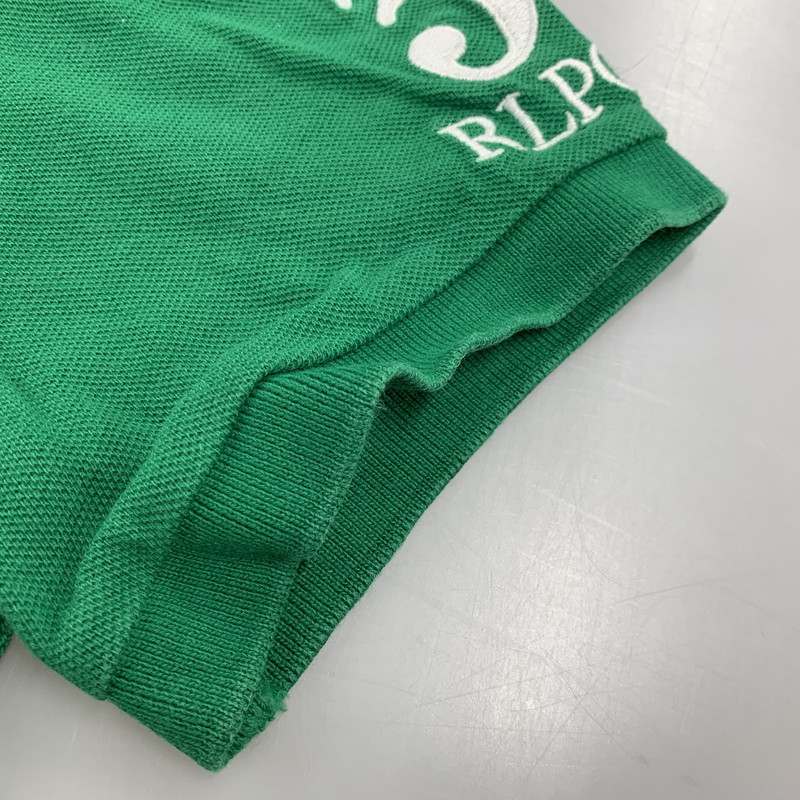 【中古品】【メンズ】 POLO RALPH LAUREN ポロ・ラルフローレン SUMMER CLASSIC 3 BIG PONY POLO SHIRT サマー クラシック ビッグポニー ポロシャツ トップス 147-260429-kh-13-izu サイズ：S カラー：グリーン 万代Net店