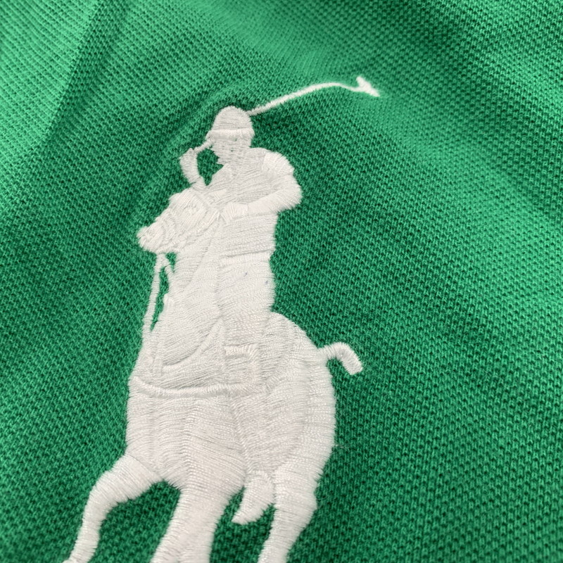 【中古品】【メンズ】 POLO RALPH LAUREN ポロ・ラルフローレン SUMMER CLASSIC 3 BIG PONY POLO SHIRT サマー クラシック ビッグポニー ポロシャツ トップス 147-260429-kh-13-izu サイズ：S カラー：グリーン 万代Net店