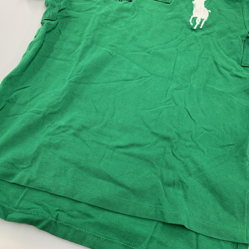 【中古品】【メンズ】 POLO RALPH LAUREN ポロ・ラルフローレン SUMMER CLASSIC 3 BIG PONY POLO SHIRT サマー クラシック ビッグポニー ポロシャツ トップス 147-260429-kh-13-izu サイズ：S カラー：グリーン 万代Net店