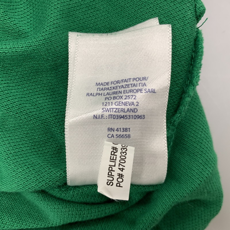 【中古品】【メンズ】 POLO RALPH LAUREN ポロ・ラルフローレン SUMMER CLASSIC 3 BIG PONY POLO SHIRT サマー クラシック ビッグポニー ポロシャツ トップス 147-260429-kh-13-izu サイズ：S カラー：グリーン 万代Net店