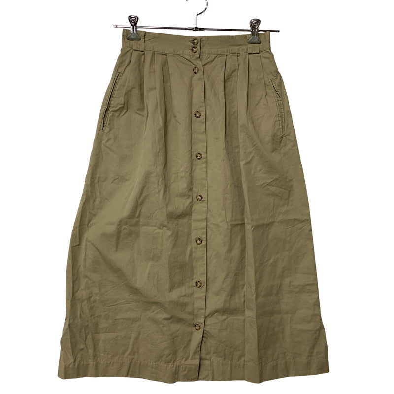 【中古品】【レディース】 L.L.BEAN エルエルビーン USA製 4-TUCK LONG SKIRT 4タック ロング スカート ボトムス 168-260429-kh-11-izu サイズ：10 カラー：ベージュ 万代Net店