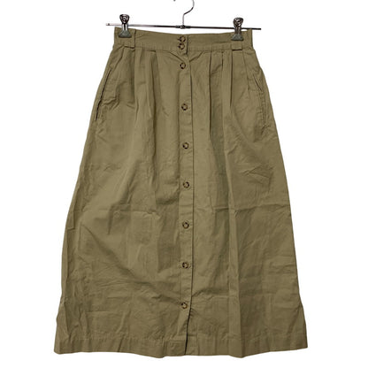 【中古品】【レディース】 L.L.BEAN エルエルビーン USA製 4-TUCK LONG SKIRT 4タック ロング スカート ボトムス 168-260429-kh-11-izu サイズ：10 カラー：ベージュ 万代Net店