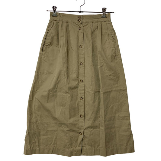 【中古品】【レディース】 L.L.BEAN エルエルビーン USA製 4-TUCK LONG SKIRT 4タック ロング スカート ボトムス 168-260429-kh-11-izu サイズ：10 カラー：ベージュ 万代Net店