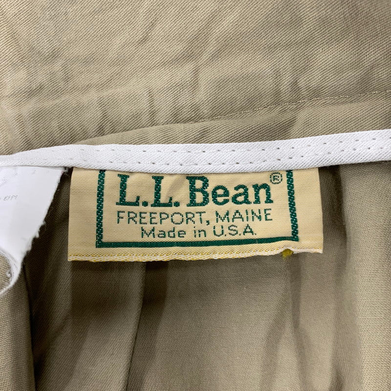 【中古品】【レディース】 L.L.BEAN エルエルビーン USA製 4-TUCK LONG SKIRT 4タック ロング スカート ボトムス 168-260429-kh-11-izu サイズ：10 カラー：ベージュ 万代Net店