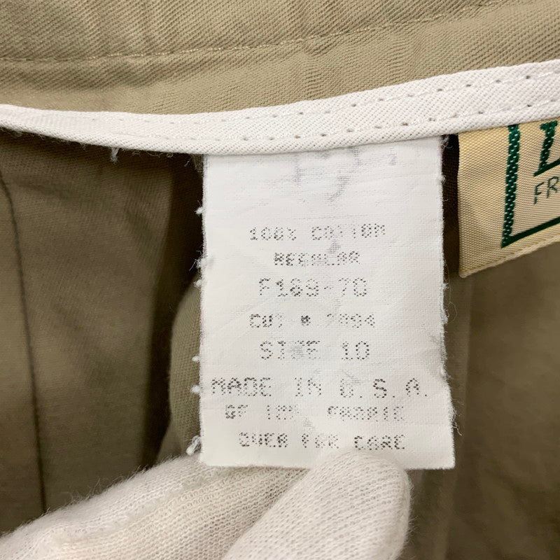 【中古品】【レディース】 L.L.BEAN エルエルビーン USA製 4-TUCK LONG SKIRT 4タック ロング スカート ボトムス 168-260429-kh-11-izu サイズ：10 カラー：ベージュ 万代Net店