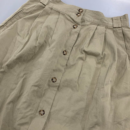 【中古品】【レディース】 L.L.BEAN エルエルビーン USA製 4-TUCK LONG SKIRT 4タック ロング スカート ボトムス 168-260429-kh-11-izu サイズ：10 カラー：ベージュ 万代Net店