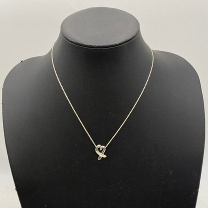 【中古品】【レディース】 TIFFANY&CO. ティファニー 925 パロマ ピカソ ラビング ハート ペンダント ネックレス アクセサリー 192-260428-cs-02-izu カラー：シルバー 万代Net店