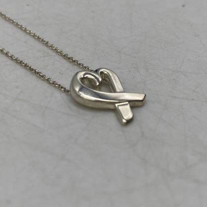 【中古品】【レディース】 TIFFANY&CO. ティファニー 925 パロマ ピカソ ラビング ハート ペンダント ネックレス アクセサリー 192-260428-cs-02-izu カラー：シルバー 万代Net店