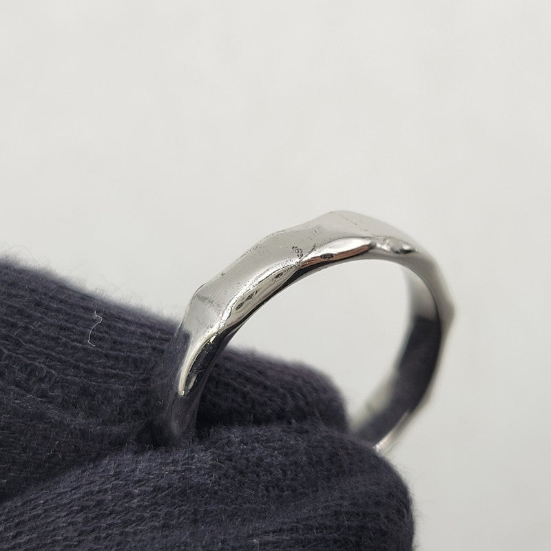 【中古品】【メンズ/レディース】 SAAD サード SUN SYMBOL RING RGP 85RM-K1817 サンシンボル リング タタキ K18 925 指輪 アクセサリー 191-260427-ay-04-izu サイズ：17号 カラー：シルバー 万代Net店