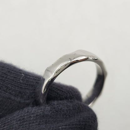 【中古品】【メンズ/レディース】 SAAD サード SUN SYMBOL RING RGP 85RM-K1817 サンシンボル リング タタキ K18 925 指輪 アクセサリー 191-260427-ay-04-izu サイズ：17号 カラー：シルバー 万代Net店