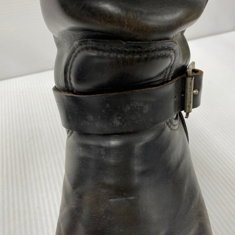 【現状渡し品】【メンズ】 RED WING レッドウィング 2268 PT91 プリントタグ前期茶芯 ENGINEER BOOTS エンジニア ブーツ シューズ 靴 164-260428-ya-04-izu サイズ：9D カラー：BLACK 万代Net店