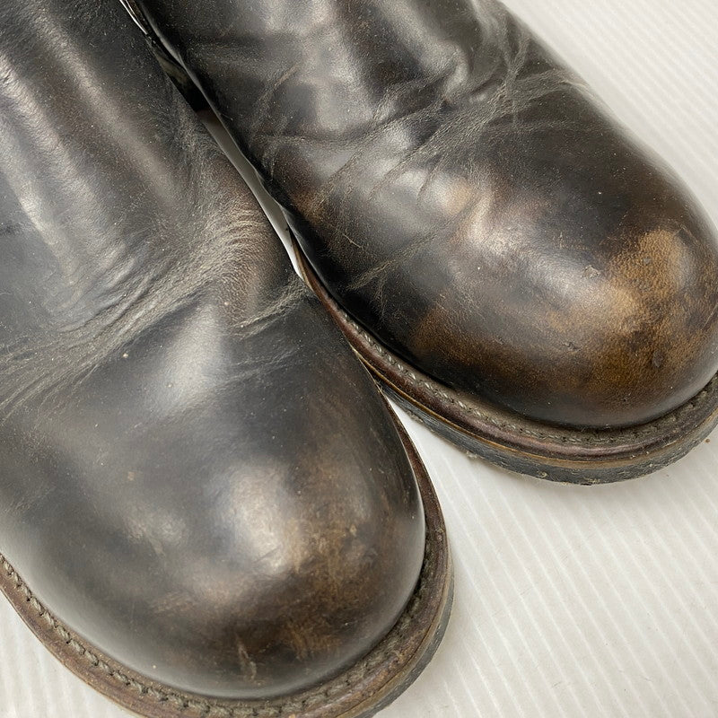 【現状渡し品】【メンズ】 RED WING レッドウィング 2268 PT91 プリントタグ前期茶芯 ENGINEER BOOTS エンジニア ブーツ シューズ 靴 164-260428-ya-04-izu サイズ：9D カラー：BLACK 万代Net店