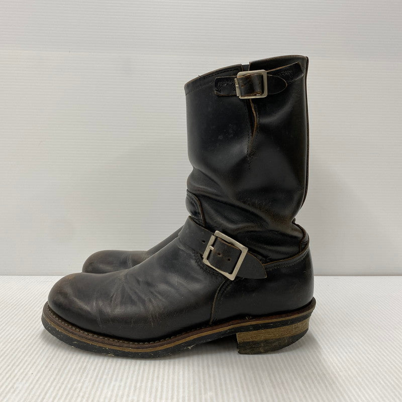 【現状渡し品】【メンズ】 RED WING レッドウィング 2268 PT91 プリントタグ前期茶芯 ENGINEER BOOTS エンジニア ブーツ シューズ 靴 164-260428-ya-04-izu サイズ：9D カラー：BLACK 万代Net店