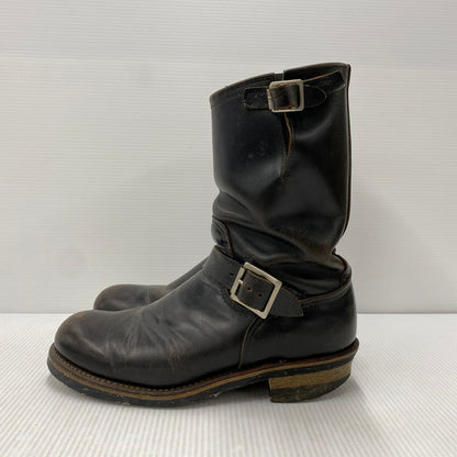 【現状渡し品】【メンズ】 RED WING レッドウィング 2268 PT91 プリントタグ前期茶芯 ENGINEER BOOTS エンジニア ブーツ シューズ 靴 164-260428-ya-04-izu サイズ：9D カラー：BLACK 万代Net店