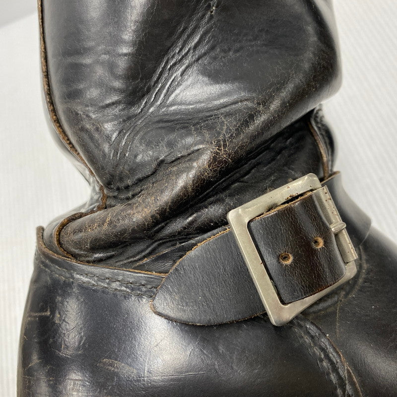 【現状渡し品】【メンズ】 RED WING レッドウィング 2268 PT91 プリントタグ前期茶芯 ENGINEER BOOTS エンジニア ブーツ シューズ 靴 164-260428-ya-04-izu サイズ：9D カラー：BLACK 万代Net店