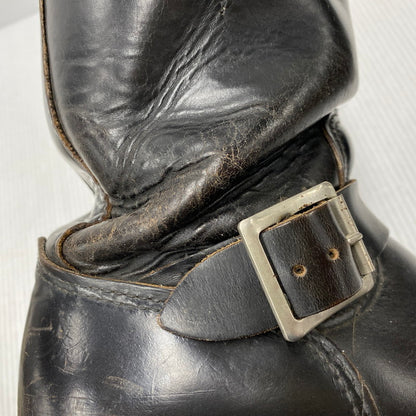 【現状渡し品】【メンズ】 RED WING レッドウィング 2268 PT91 プリントタグ前期茶芯 ENGINEER BOOTS エンジニア ブーツ シューズ 靴 164-260428-ya-04-izu サイズ：9D カラー：BLACK 万代Net店