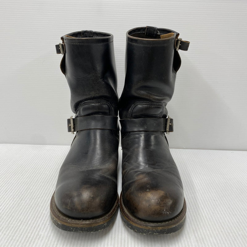【現状渡し品】【メンズ】 RED WING レッドウィング 2268 PT91 プリントタグ前期茶芯 ENGINEER BOOTS エンジニア ブーツ シューズ 靴 164-260428-ya-04-izu サイズ：9D カラー：BLACK 万代Net店