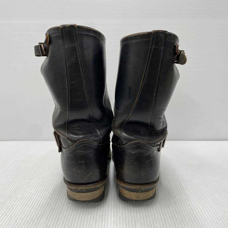 【現状渡し品】【メンズ】 RED WING レッドウィング 2268 PT91 プリントタグ前期茶芯 ENGINEER BOOTS エンジニア ブーツ シューズ 靴 164-260428-ya-04-izu サイズ：9D カラー：BLACK 万代Net店