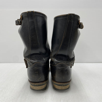 【現状渡し品】【メンズ】 RED WING レッドウィング 2268 PT91 プリントタグ前期茶芯 ENGINEER BOOTS エンジニア ブーツ シューズ 靴 164-260428-ya-04-izu サイズ：9D カラー：BLACK 万代Net店