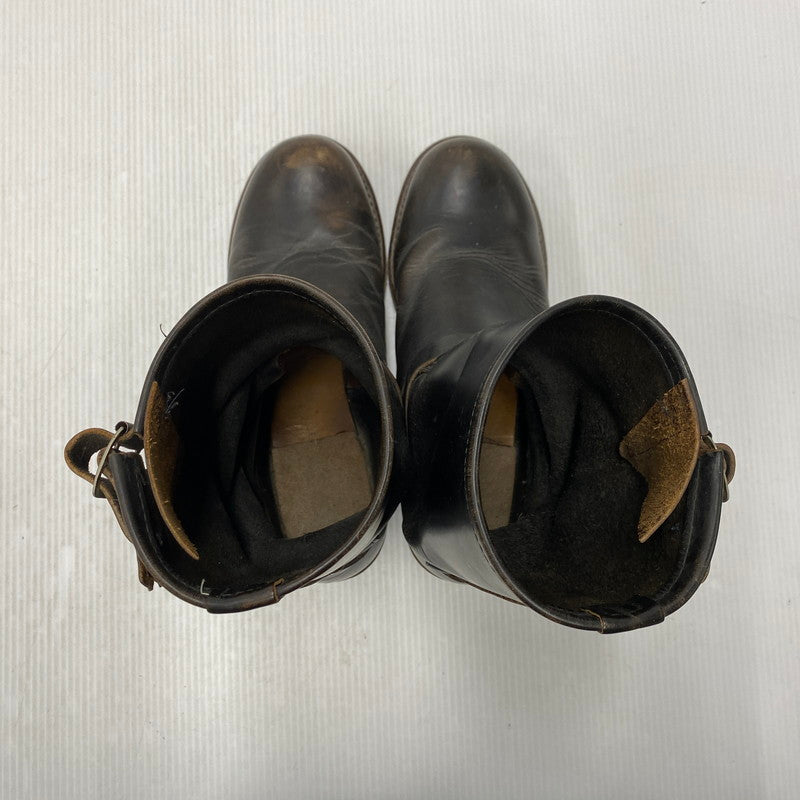 【現状渡し品】【メンズ】 RED WING レッドウィング 2268 PT91 プリントタグ前期茶芯 ENGINEER BOOTS エンジニア ブーツ シューズ 靴 164-260428-ya-04-izu サイズ：9D カラー：BLACK 万代Net店