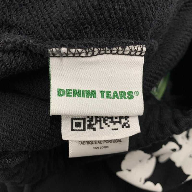 【中古品】【メンズ】 DENIM TEARS デニムティアーズ COTTON WREATH BAGGY SWEATPANTS コットン リース バギー スウェットパンツ ズボン ボトムス 153-260428-ya-06-izu サイズ：XS カラー：BLACK 万代Net店