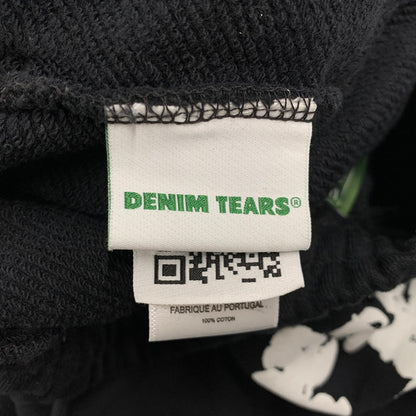 【中古品】【メンズ】 DENIM TEARS デニムティアーズ COTTON WREATH BAGGY SWEATPANTS コットン リース バギー スウェットパンツ ズボン ボトムス 153-260428-ya-06-izu サイズ：XS カラー：BLACK 万代Net店