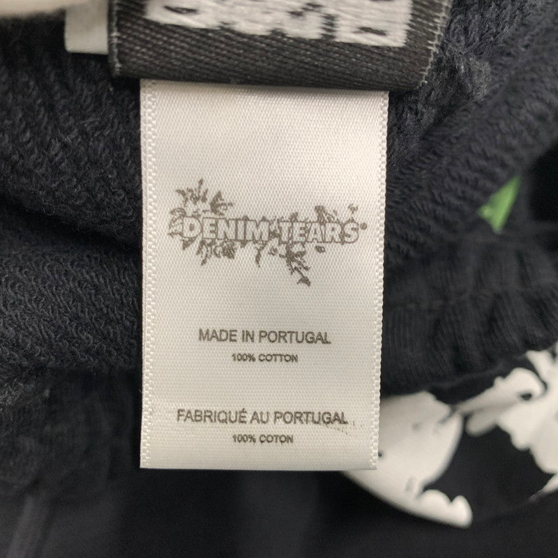 【中古品】【メンズ】 DENIM TEARS デニムティアーズ COTTON WREATH BAGGY SWEATPANTS コットン リース バギー スウェットパンツ ズボン ボトムス 153-260428-ya-06-izu サイズ：XS カラー：BLACK 万代Net店