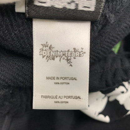 【中古品】【メンズ】 DENIM TEARS デニムティアーズ COTTON WREATH BAGGY SWEATPANTS コットン リース バギー スウェットパンツ ズボン ボトムス 153-260428-ya-06-izu サイズ：XS カラー：BLACK 万代Net店