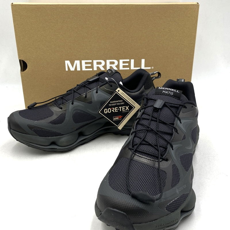 【中古美品】【メンズ】 MERRELL メレル J038253 SPEED ARC MATIS GTX スピード アーク マティス ゴアテックス スニーカー シューズ 靴 162-260428-cs-04-izu サイズ：28cm カラー：ブラック 万代Net店