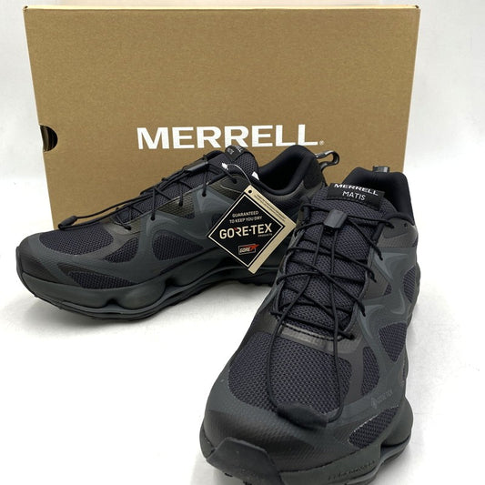 【中古美品】【メンズ】 MERRELL メレル J038253 SPEED ARC MATIS GTX スピード アーク マティス ゴアテックス スニーカー シューズ 靴 162-260428-cs-04-izu サイズ：28cm カラー：ブラック 万代Net店