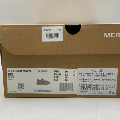【中古美品】【メンズ】 MERRELL メレル J038253 SPEED ARC MATIS GTX スピード アーク マティス ゴアテックス スニーカー シューズ 靴 162-260428-cs-04-izu サイズ：28cm カラー：ブラック 万代Net店