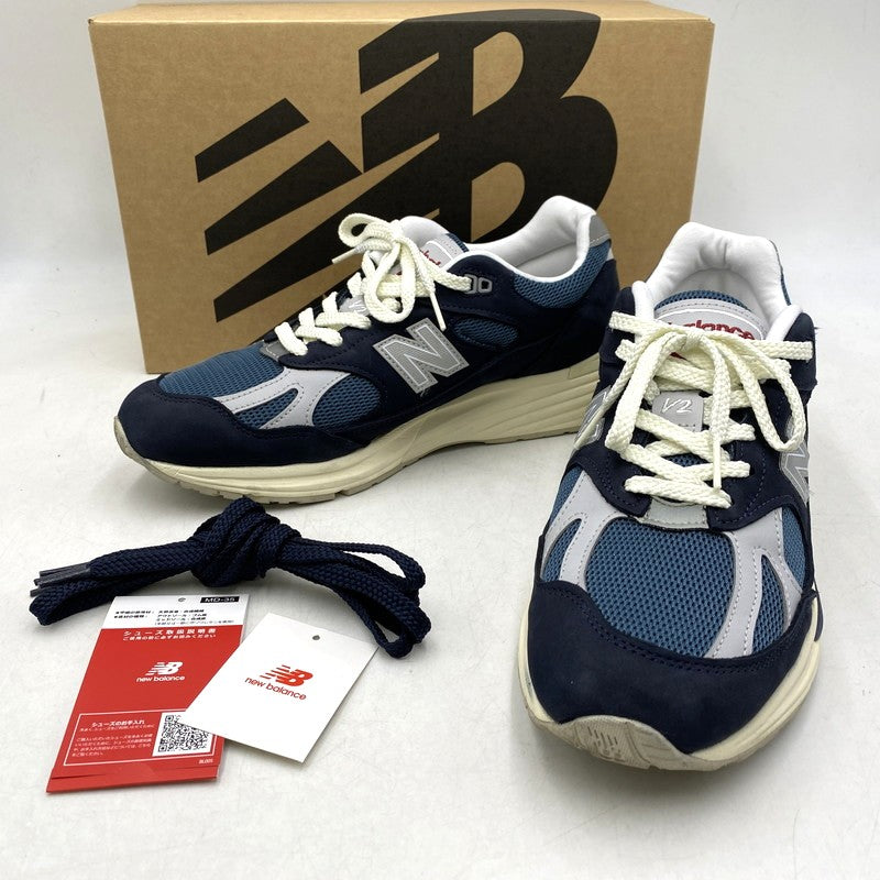 【中古品】【メンズ】 NEW BALANCE ニューバランス U991VN2 991V2 スニーカー シューズ 靴 162-260428-cs-07-izu サイズ：27.5cm カラー：ネイビー系 万代Net店