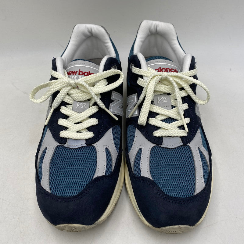 【中古品】【メンズ】 NEW BALANCE ニューバランス U991VN2 991V2 スニーカー シューズ 靴 162-260428-cs-07-izu サイズ：27.5cm カラー：ネイビー系 万代Net店