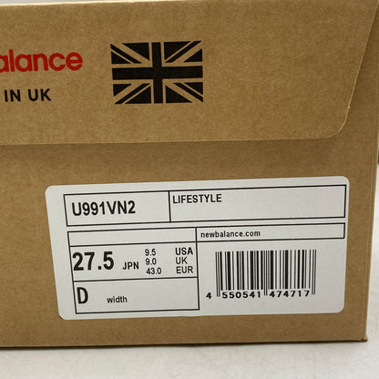 【中古品】【メンズ】 NEW BALANCE ニューバランス U991VN2 991V2 スニーカー シューズ 靴 162-260428-cs-07-izu サイズ：27.5cm カラー：ネイビー系 万代Net店