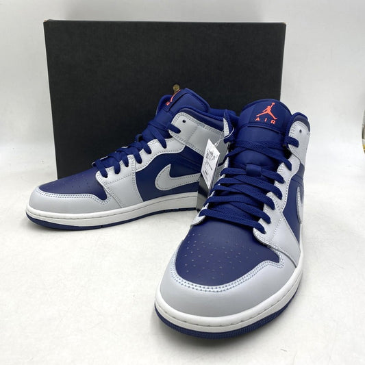 【中古美品】【メンズ】 NIKE ナイキ DQ8426-403 AIR JORDAN 1 MID エア ジョーダン ワン ミッド スニーカー シューズ 靴 160-260428-cs-09-izu サイズ：28cm カラー：BLUE VOID/PURE PLATINUM 万代Net店