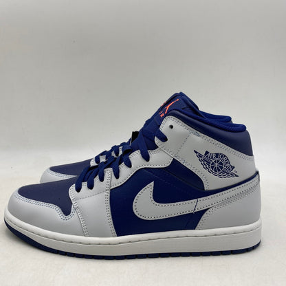 【中古美品】【メンズ】 NIKE ナイキ DQ8426-403 AIR JORDAN 1 MID エア ジョーダン ワン ミッド スニーカー シューズ 靴 160-260428-cs-09-izu サイズ：28cm カラー：BLUE VOID/PURE PLATINUM 万代Net店