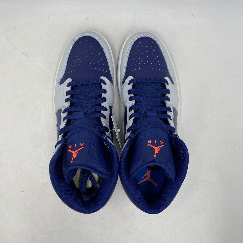 【中古美品】【メンズ】 NIKE ナイキ DQ8426-403 AIR JORDAN 1 MID エア ジョーダン ワン ミッド スニーカー シューズ 靴 160-260428-cs-09-izu サイズ：28cm カラー：BLUE VOID/PURE PLATINUM 万代Net店