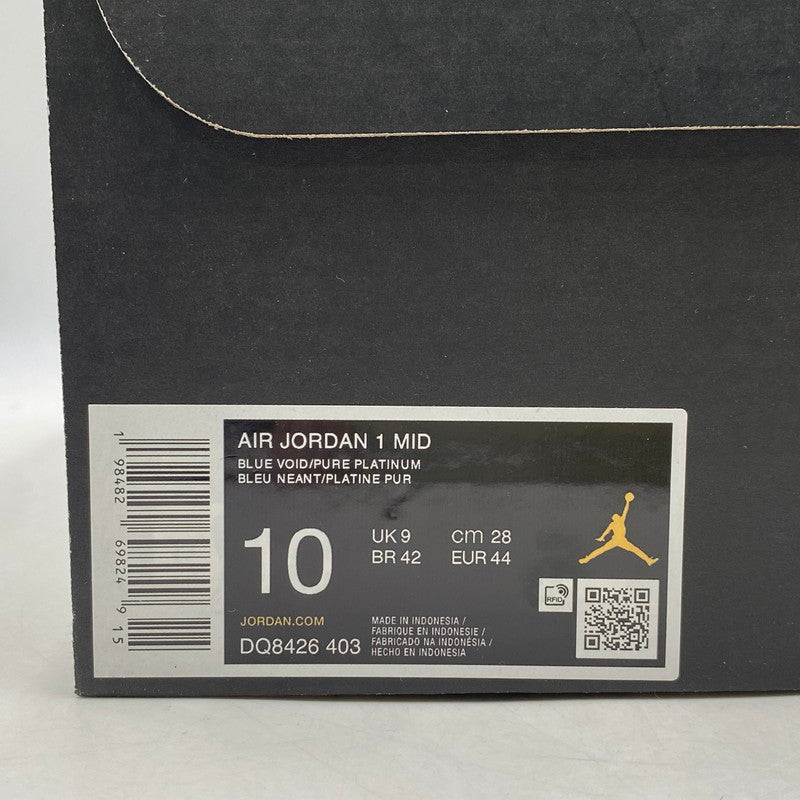 【中古美品】【メンズ】 NIKE ナイキ DQ8426-403 AIR JORDAN 1 MID エア ジョーダン ワン ミッド スニーカー シューズ 靴 160-260428-cs-09-izu サイズ：28cm カラー：BLUE VOID/PURE PLATINUM 万代Net店