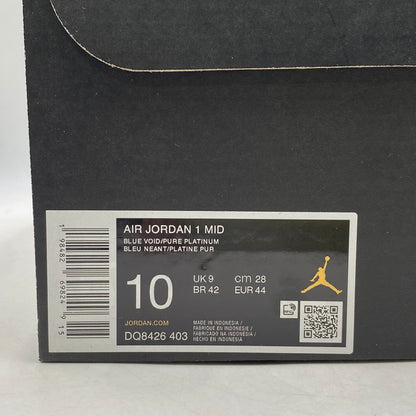 【中古美品】【メンズ】 NIKE ナイキ DQ8426-403 AIR JORDAN 1 MID エア ジョーダン ワン ミッド スニーカー シューズ 靴 160-260428-cs-09-izu サイズ：28cm カラー：BLUE VOID/PURE PLATINUM 万代Net店