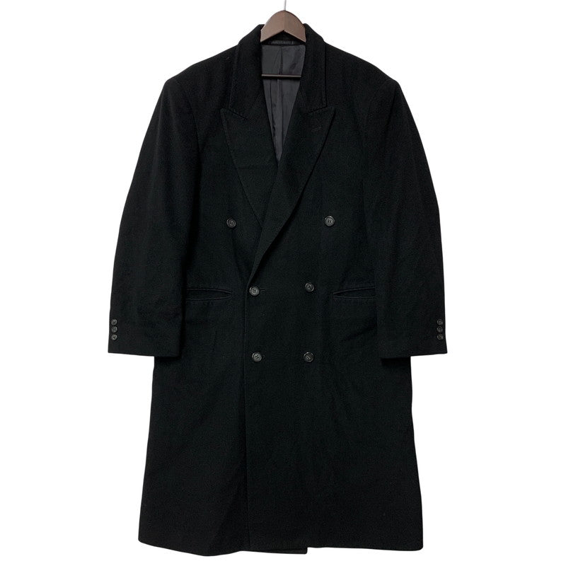 【中古品】【メンズ】 ZEE TRUST ジートラスト DOUBLE BREST WOOL COAT ダブル ブレスト ウールコート アウター 146-260429-kh-04-izu サイズ：A6 カラー：ブラック 万代Net店
