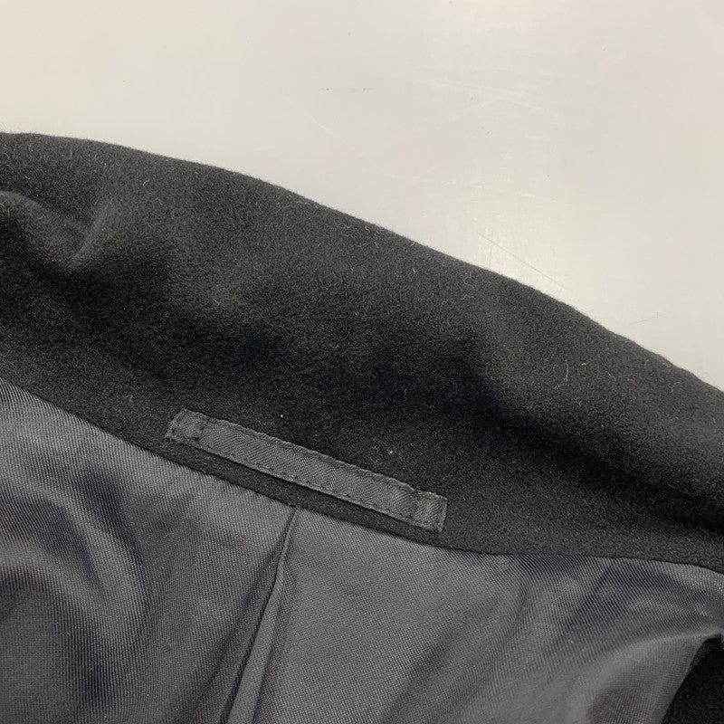 【中古品】【メンズ】 ZEE TRUST ジートラスト DOUBLE BREST WOOL COAT ダブル ブレスト ウールコート アウター 146-260429-kh-04-izu サイズ：A6 カラー：ブラック 万代Net店