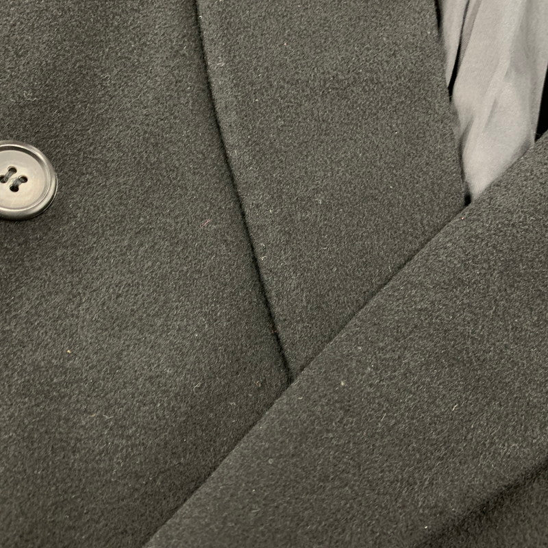 【中古品】【メンズ】 ZEE TRUST ジートラスト DOUBLE BREST WOOL COAT ダブル ブレスト ウールコート アウター 146-260429-kh-04-izu サイズ：A6 カラー：ブラック 万代Net店